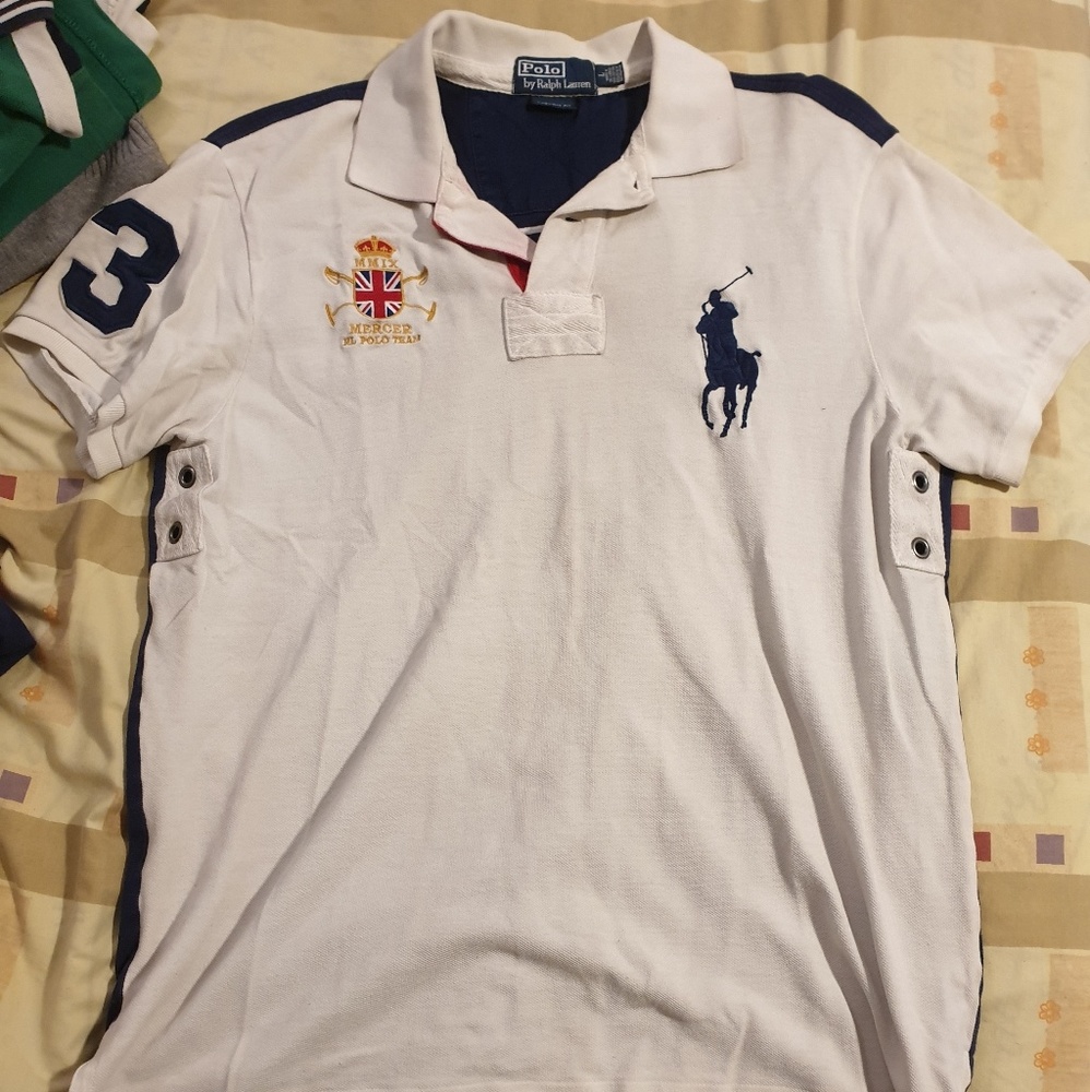 White polo shirt